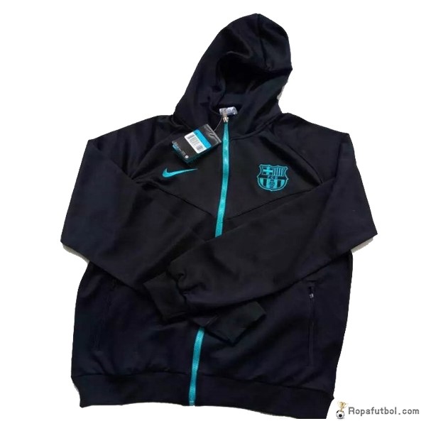 Sudaderas Con Capucha Barcelona 2016/17 Negro Azul